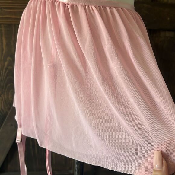 New Sexy Floral Embroidery Mesh Split Cut Out Lingerie Dress with G String - Picture 11 of 16